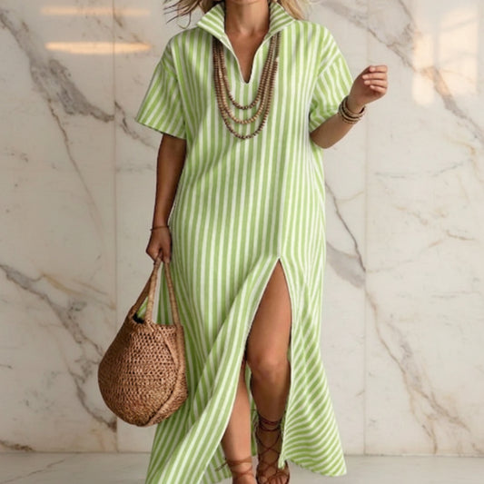 Women's Striped Maxi Dress