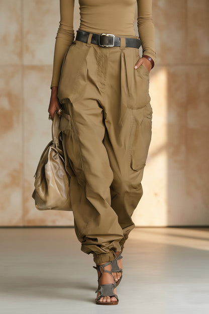 Niche Relaxed-fit Wide-leg Casual Trousers For Women 