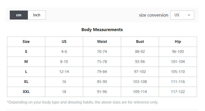 Size guide