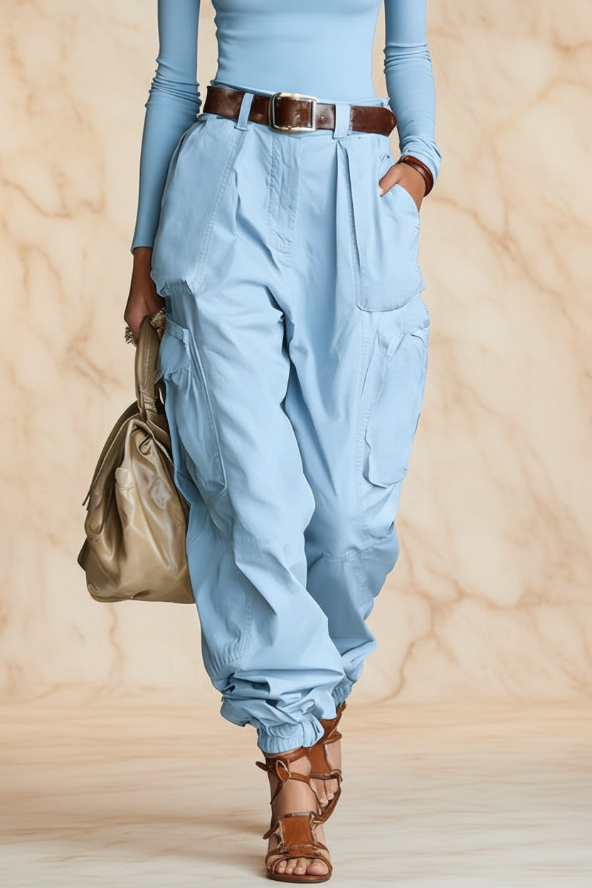 Niche Relaxed-fit Wide-leg Casual Trousers For Women 