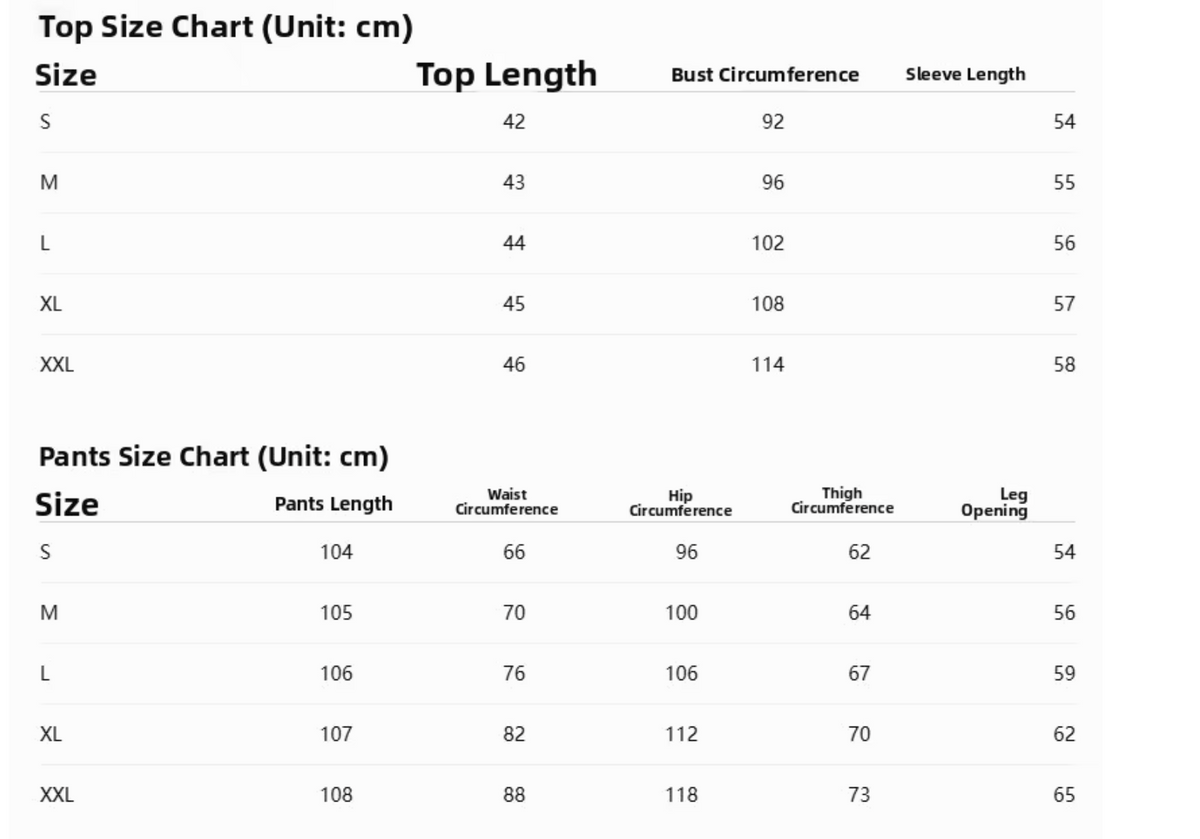Size guide