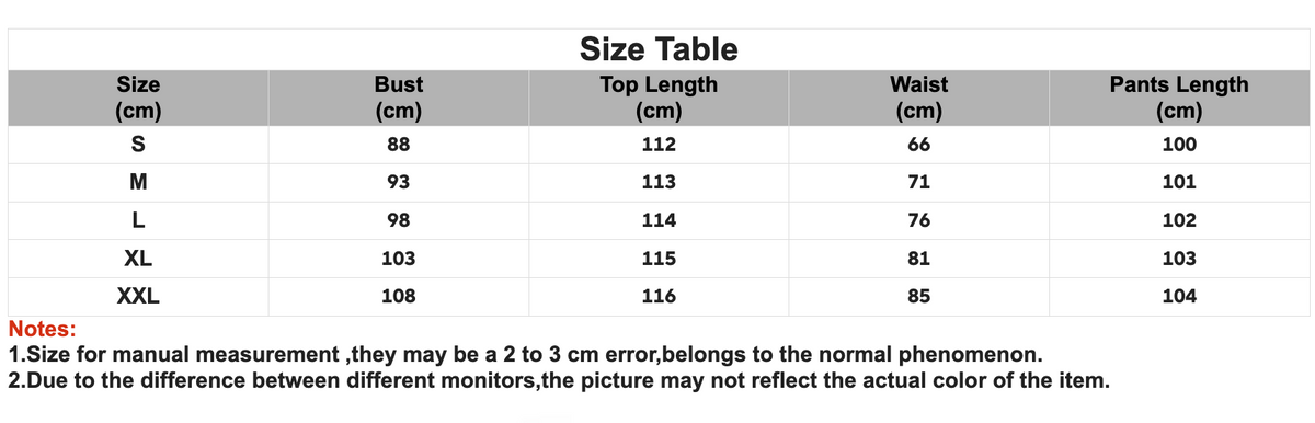 Size guide