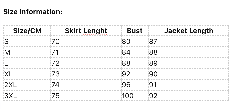 Size guide