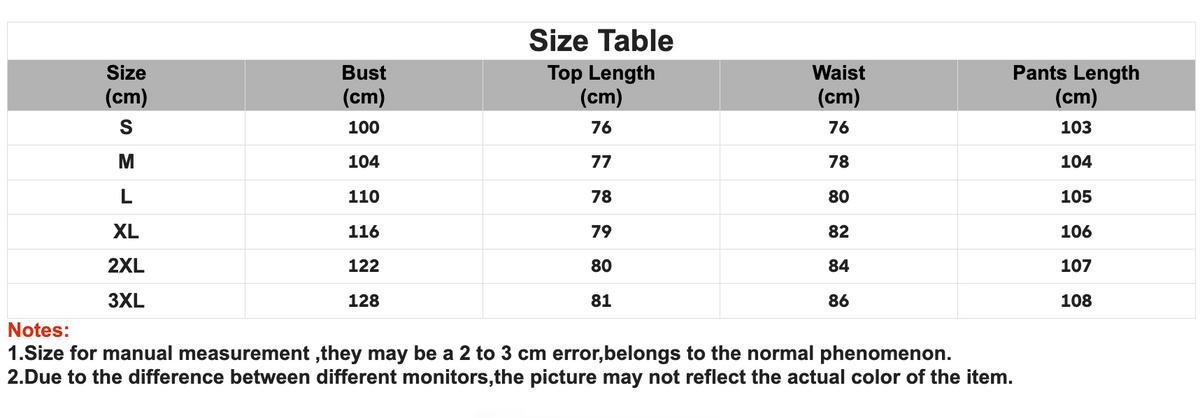 Size guide