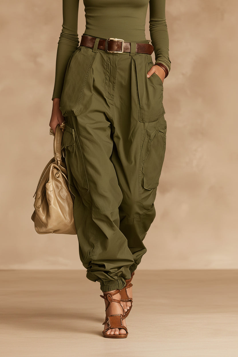 Niche Relaxed-fit Wide-leg Casual Trousers For Women 