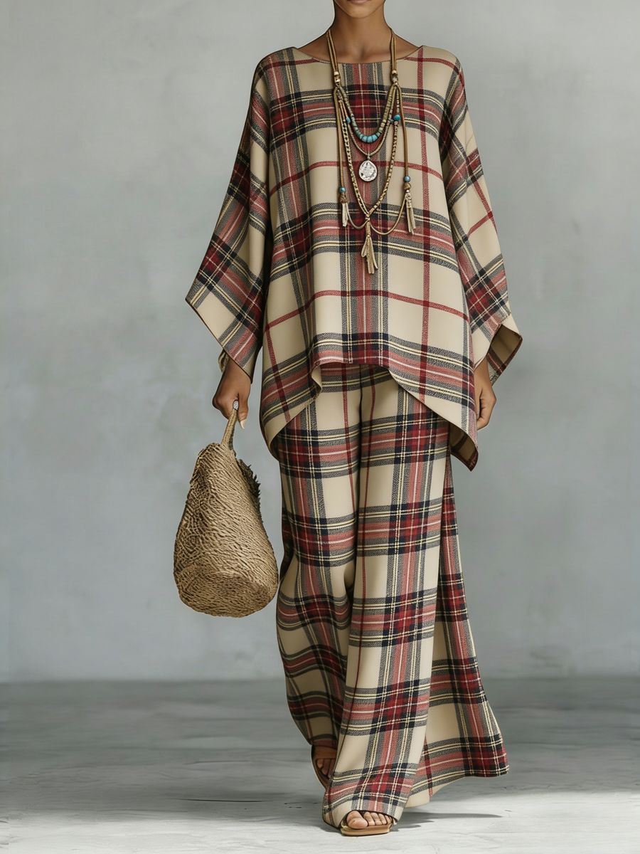 Floral Print Bamboo Linen Two-Piece Set