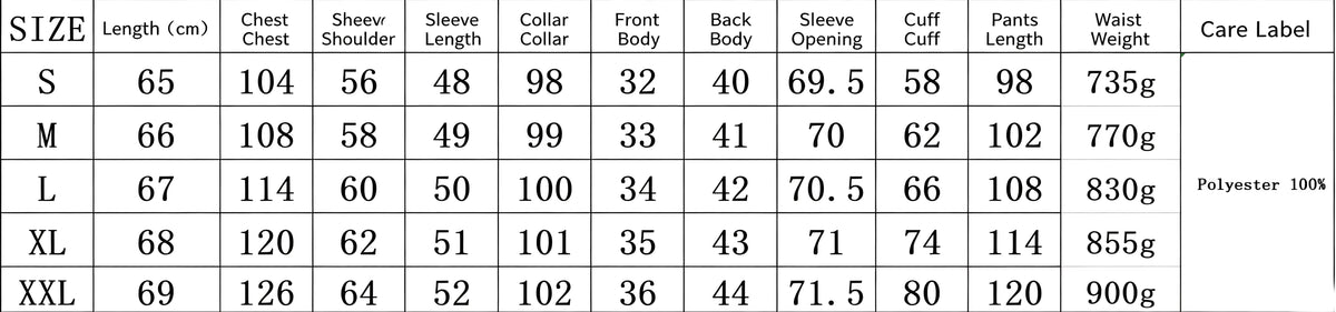 Size guide