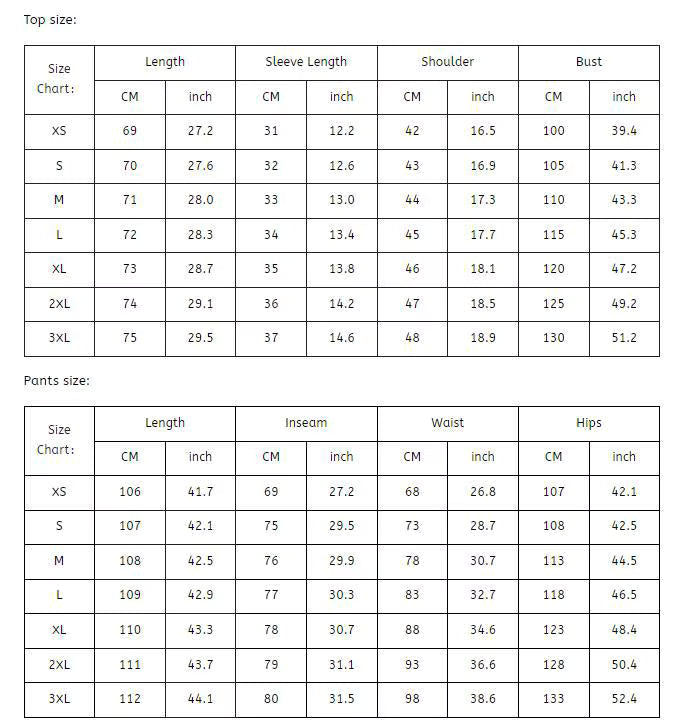 Size guide