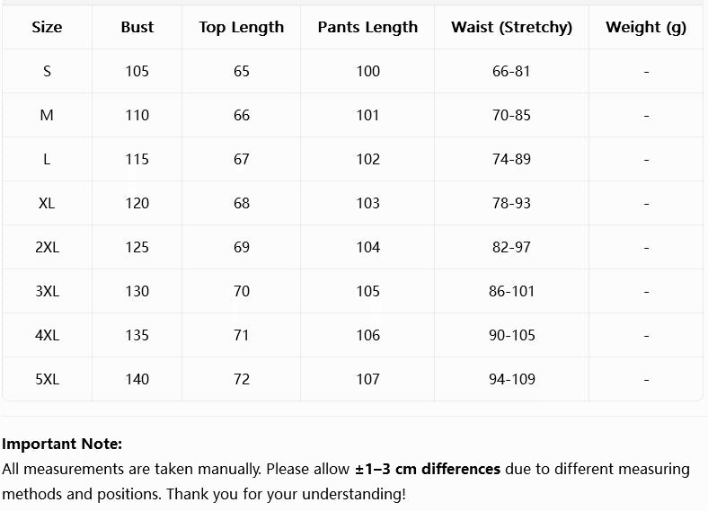 Size guide