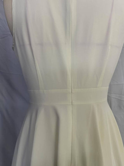 Women's Mock Neck Asymmetric Hi-Lo Peplum Top & Accordion Pleated Wide-Leg Palazzo Pants Set