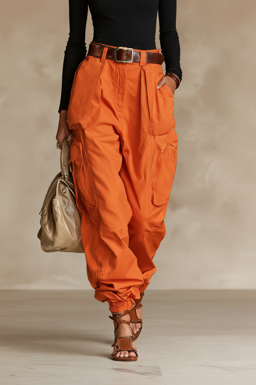 Niche Relaxed-fit Wide-leg Casual Trousers For Women 