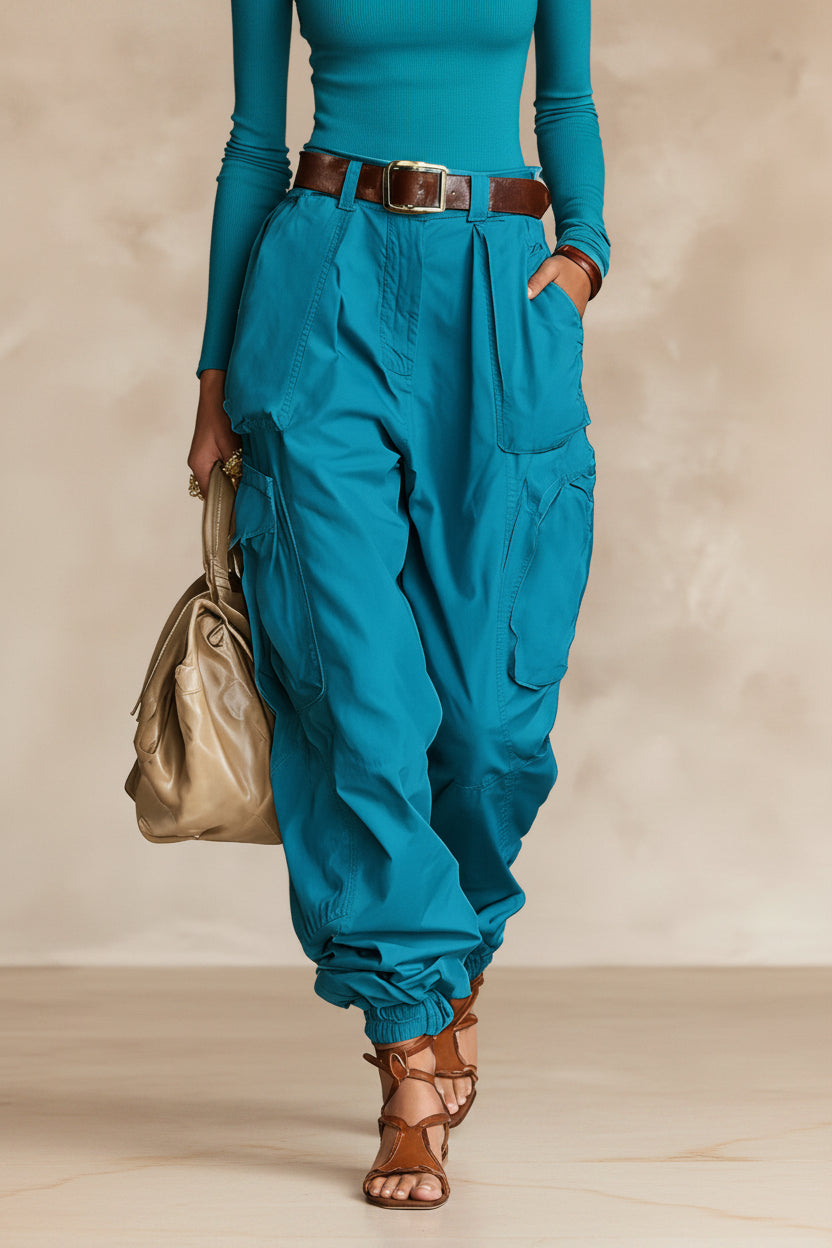 Niche Relaxed-fit Wide-leg Casual Trousers For Women 