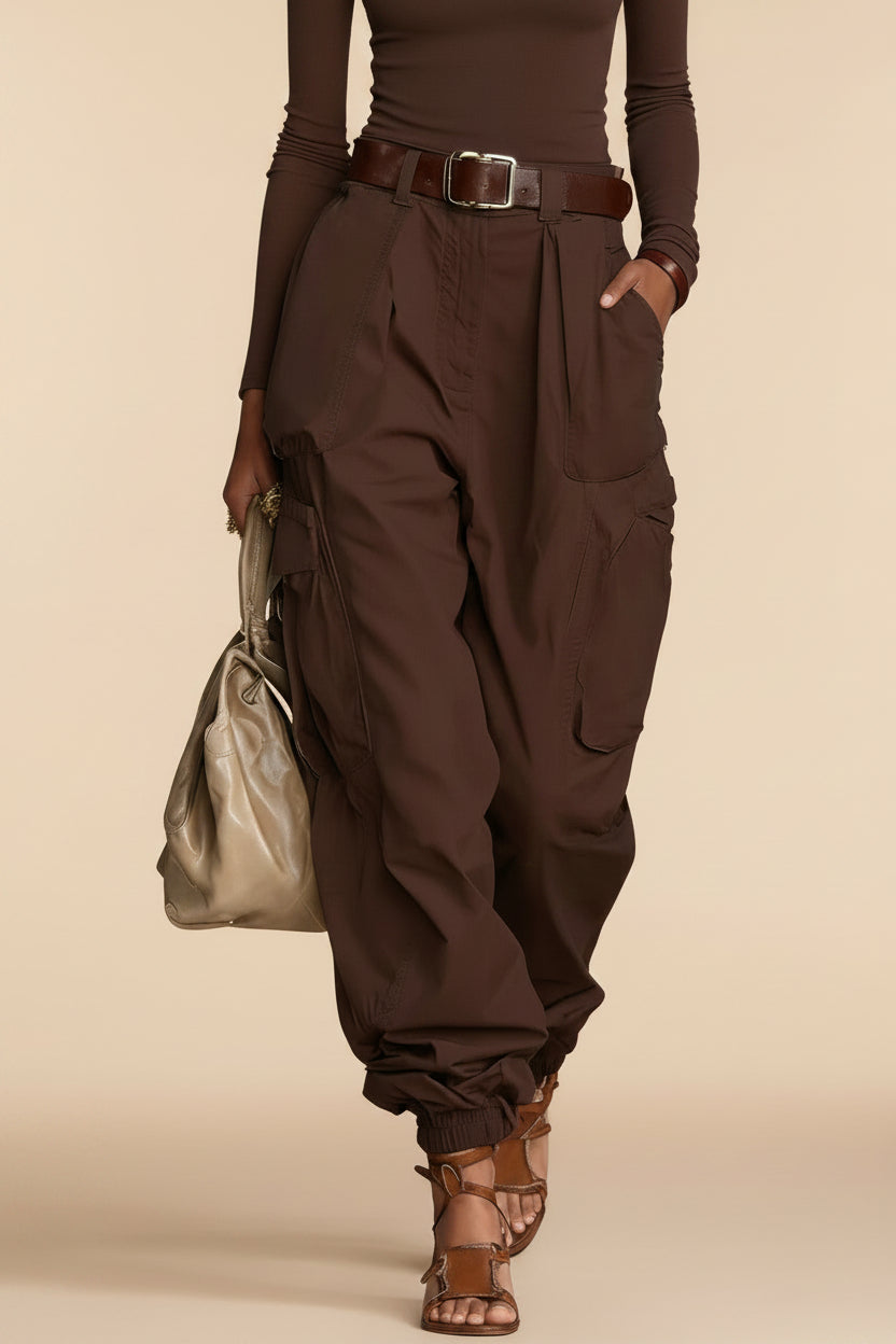 Niche Relaxed-fit Wide-leg Casual Trousers For Women 