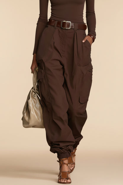 Niche Relaxed-fit Wide-leg Casual Trousers For Women 